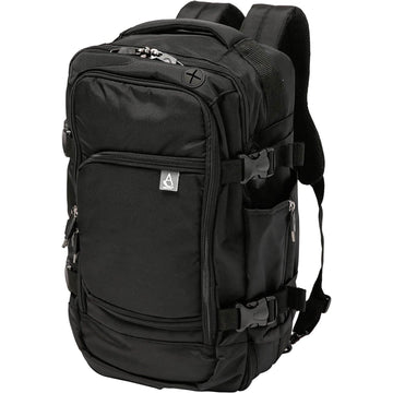 Aerolite (40x20x25cm) 3 in 1 Cabin Luggage Approved Flight Backpack, New and Improved 2021 Ryanair Maximum Size with YKK Zippers, Black - Packed Direct UK